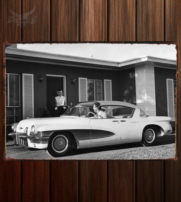 Металлическая табличка Cadillac LaSalle II Sedan Concept Car Металлическая табличка Cadillac LaSalle II Sedan Concept Car